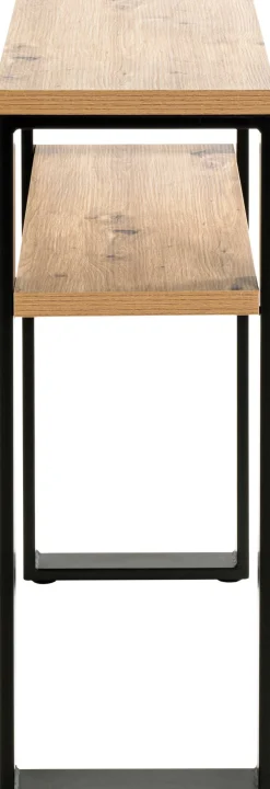 Beistelltisch | 70 x 28 x 75 cm | Anthracite Oak Design