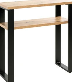 Beistelltisch | 70 x 28 x 75 cm | Anthracite Oak Design