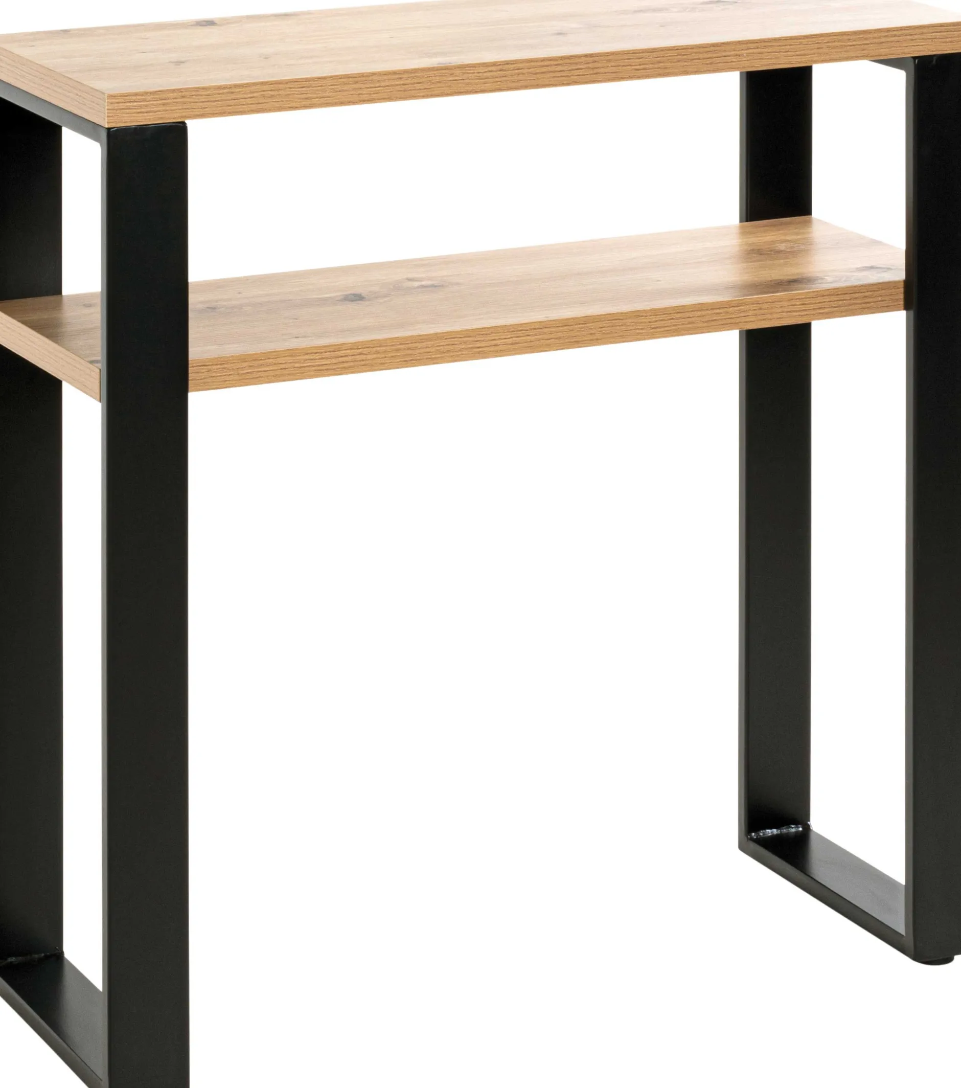 Beistelltisch | 70 x 28 x 75 cm | Anthracite Oak Design