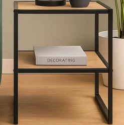 Beistelltisch | 45 x 35 x 60 cm | Design Light Oak