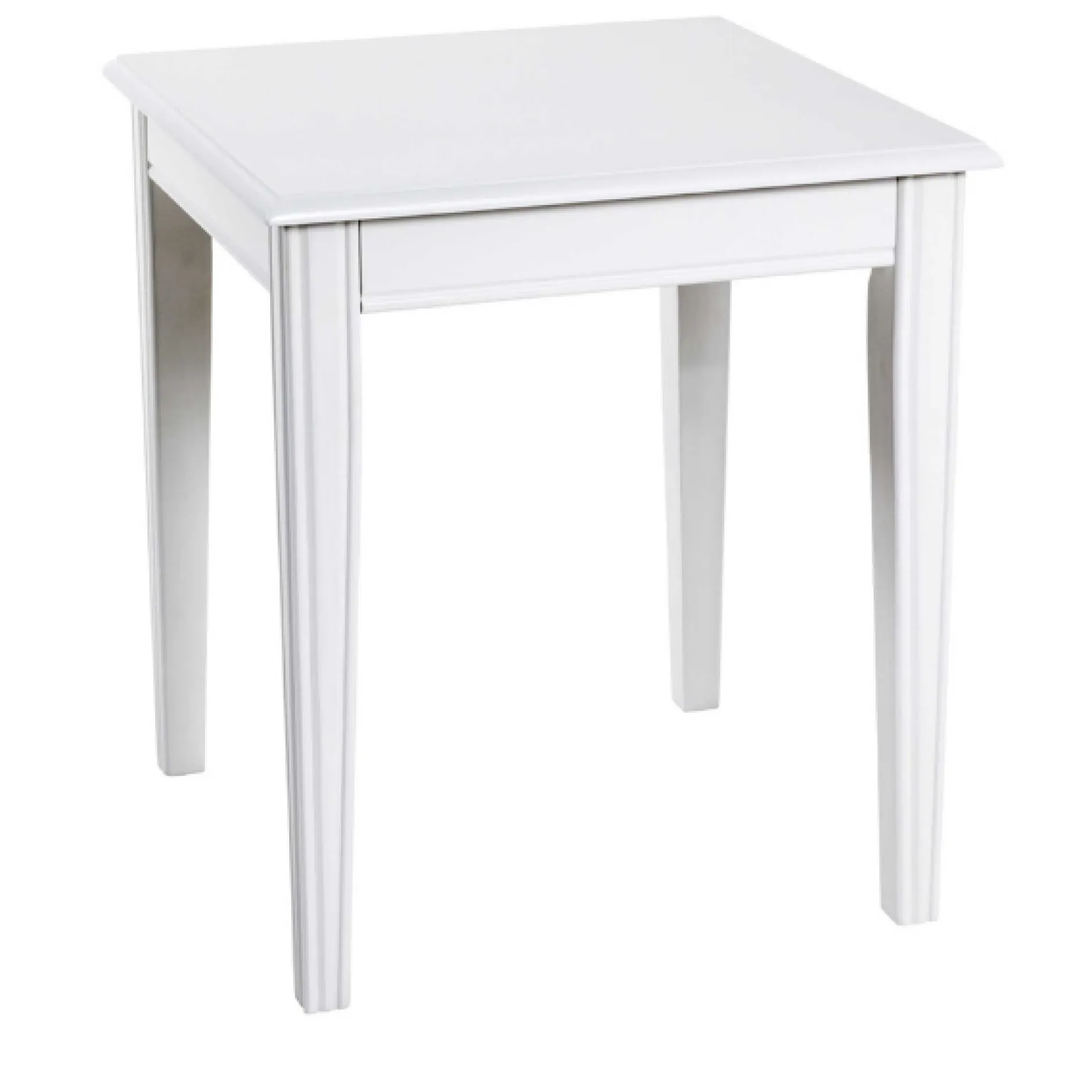 Beistelltisch | 45 x 45 x 51 cm | High Gloss White