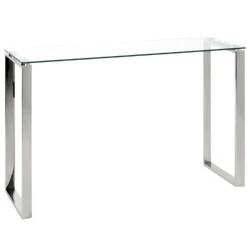 Beistelltisch | 120 x 40 x 78 cm | Metall/Glas