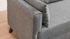 Bella 3-Sitzer-Schlafsofa | HOLZ-/MDF-RAHMEN | Grau