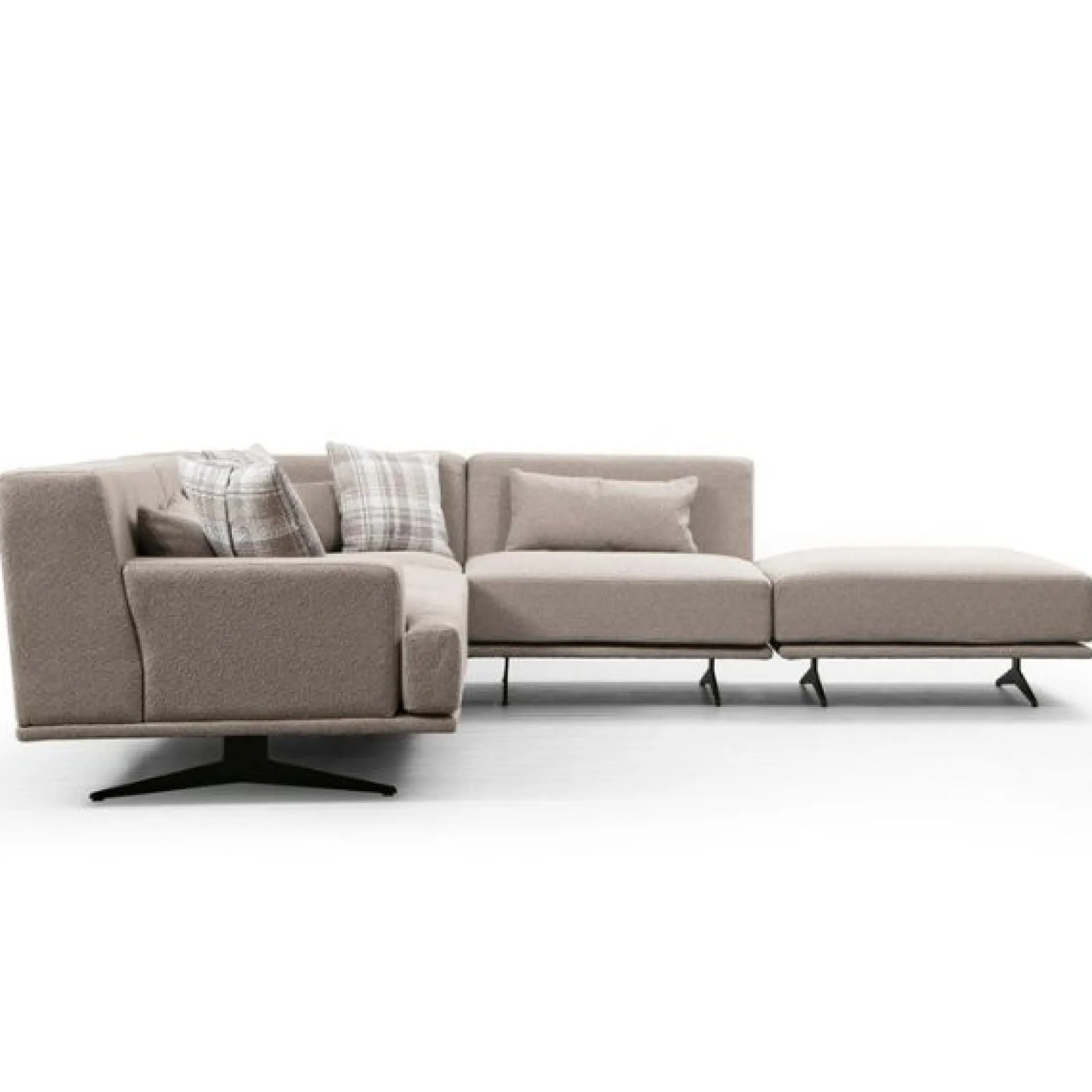 Bentley Ecksofa | BUCHENHOLZ / SPANPLATTE | Beige