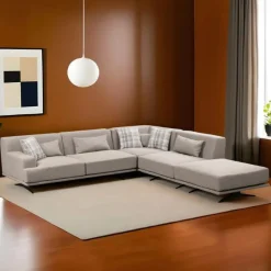 Bentley Ecksofa | BUCHENHOLZ / SPANPLATTE | Beige
