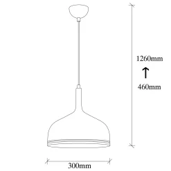 Berceste Kronleuchter | METALLGEHÄUSE | Weiß