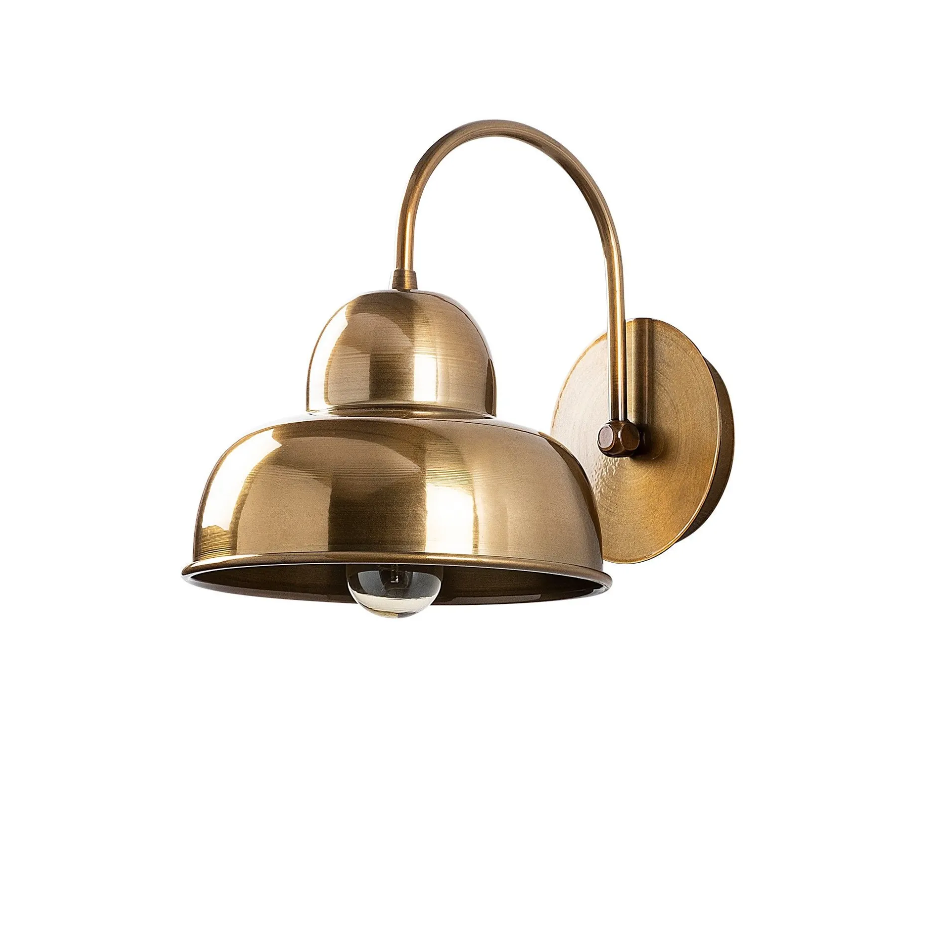 Berceste Wandleuchte | METALLGEHÄUSE | Gold