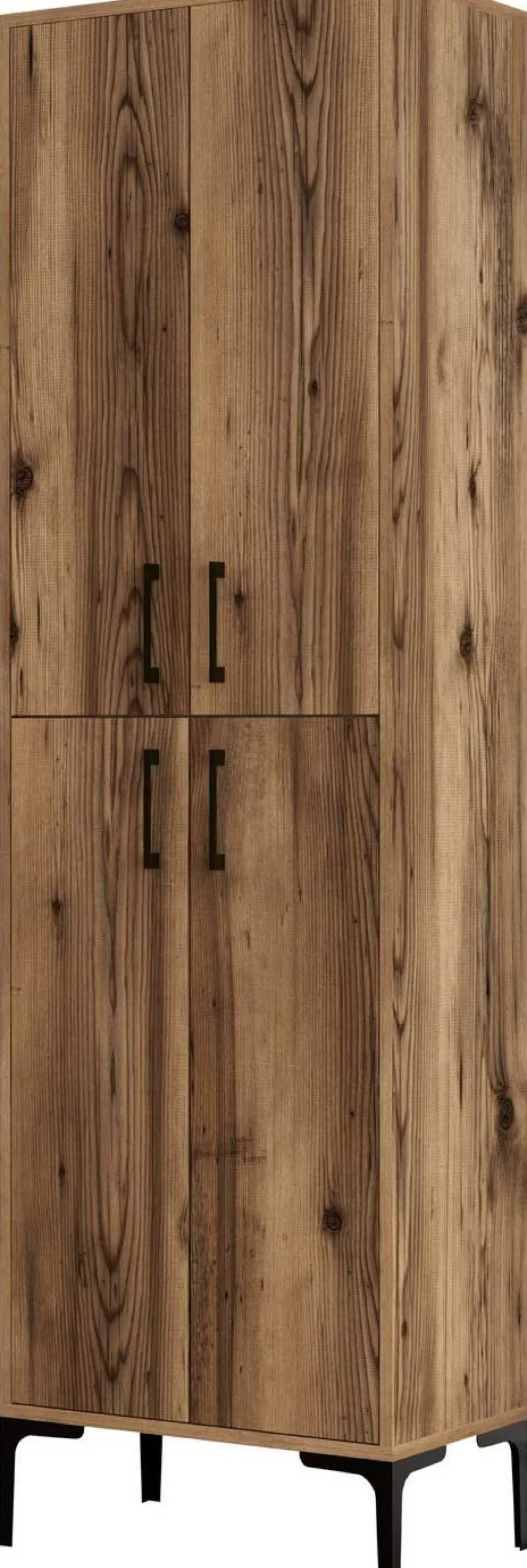 Berlin AS Schuhschrank | 100 % MELAMIN | Walnuss