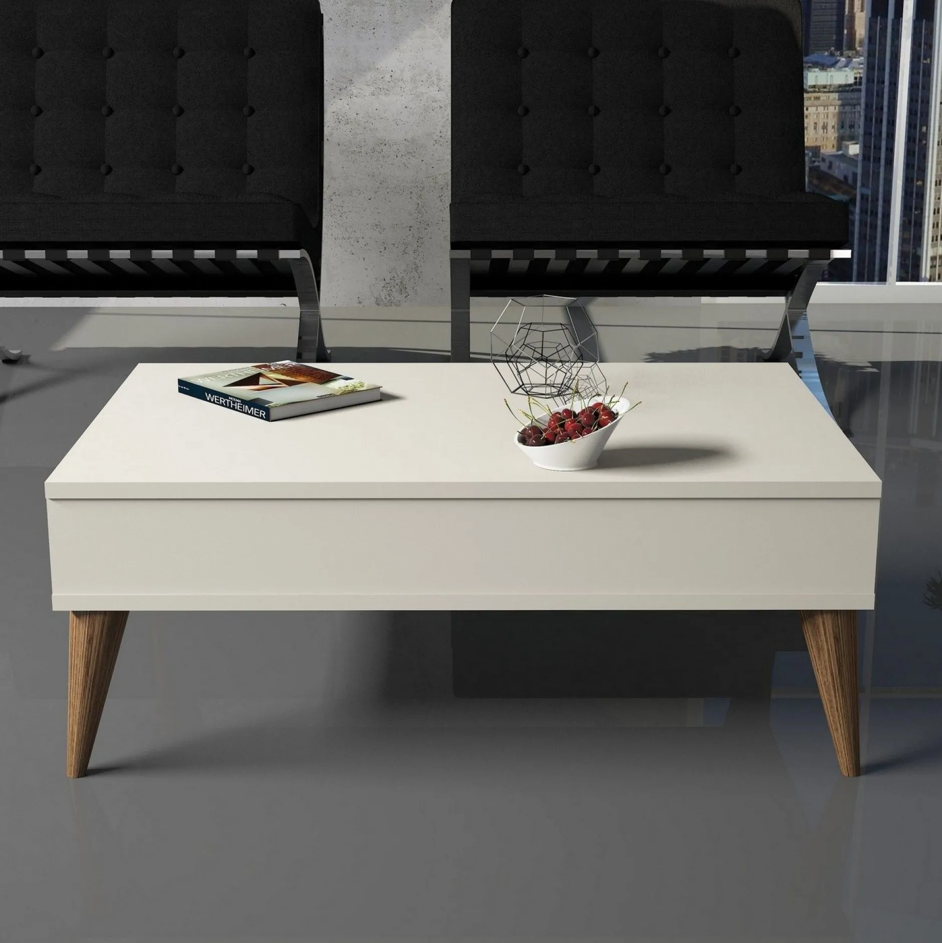 Best C Couchtisch | 100 % MELAMIN | Creme