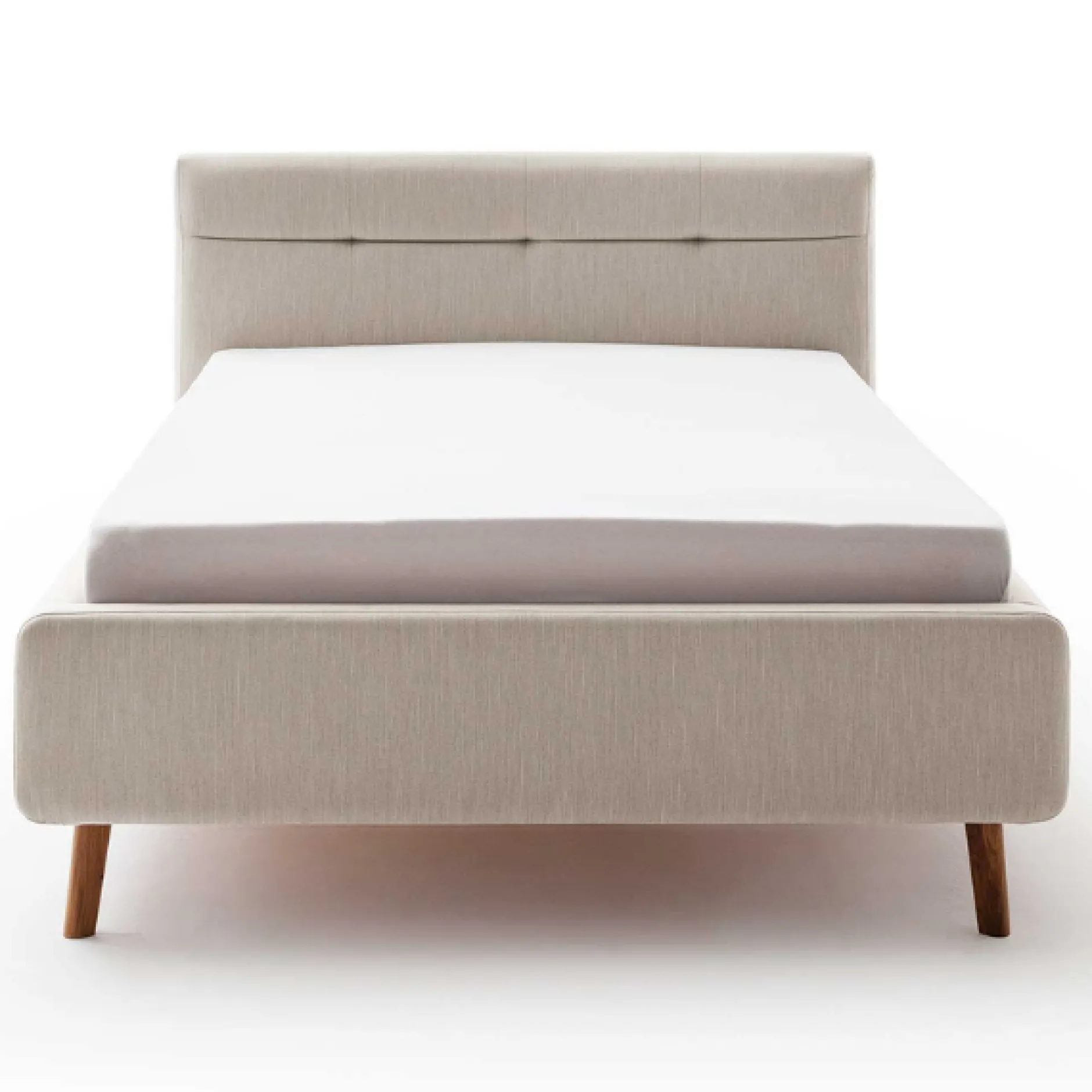 Bett Laika 140x200cm mit Stauraum - beige