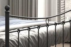 Bett Liza mit Lattenrost 160x200 - schwarz