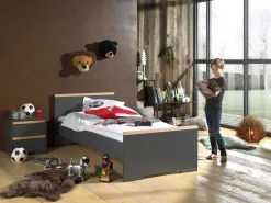 Bett London 90x200 - anthrazit