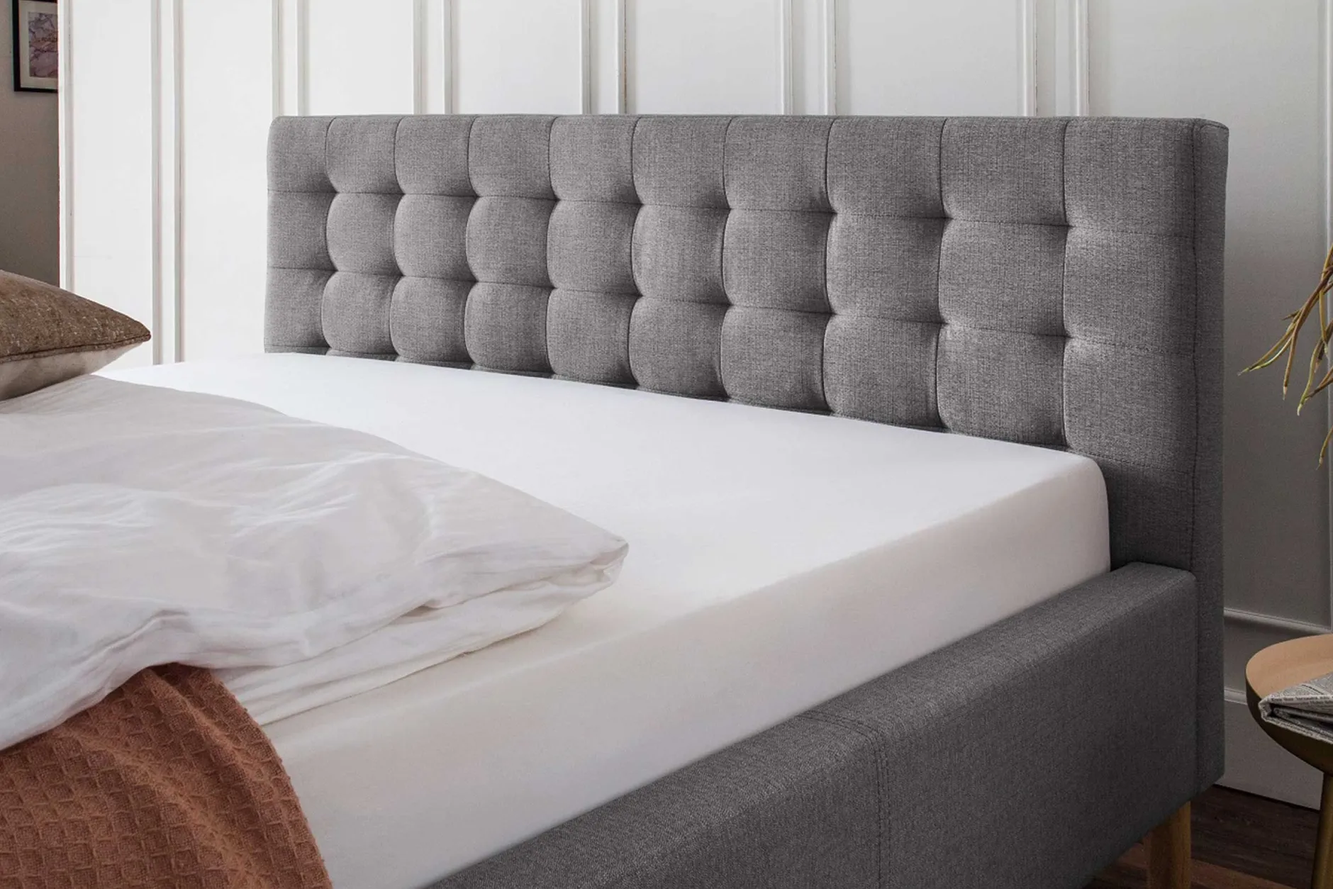 Bett Marilou 140x200 - grau