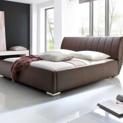 Bett mit Stauraum Davos 180x200 - braun