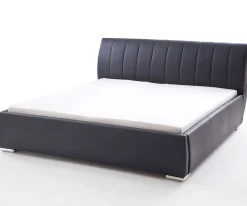 Bett mit Stauraum Davos 200x200 kingsize - schwarz