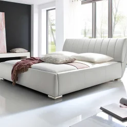 Bett mit Stauraum Davos 180x200 - weiß