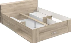 Bett Polly 160 x 200 cm-Kronberger Eiche