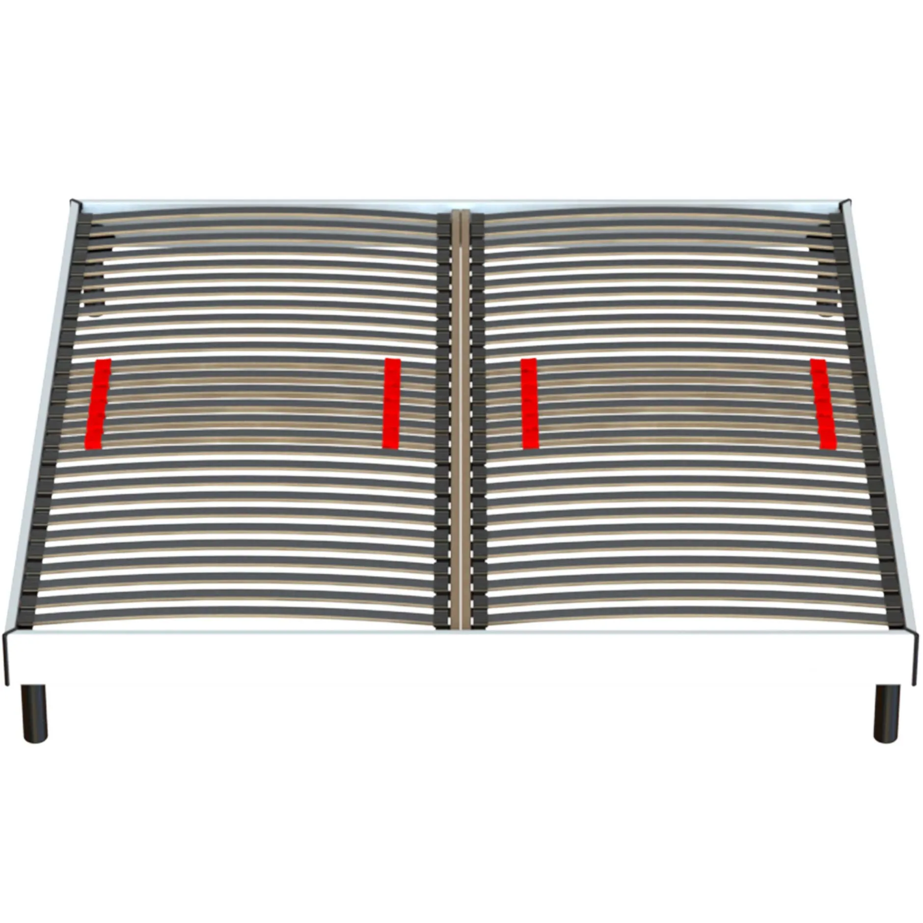 Bettrahmen Senne 28 Latten 140x200 - weiß