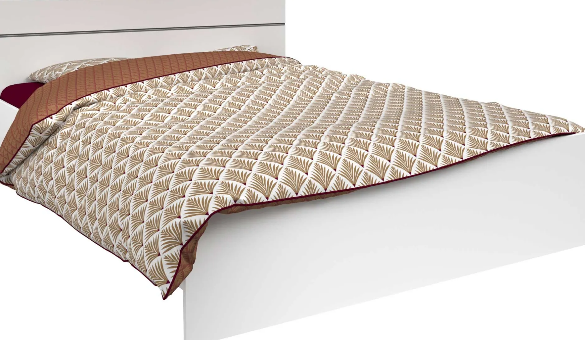 Bett Sole Mio 140x190 - weiß