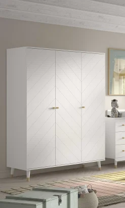 Billy Kleiderschrank - 150x59x200 cm - MDF/weiß