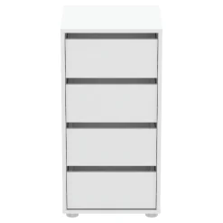 Blokty Kommode - 396x39,30x76,30 cm - Weiß/Spanplatte