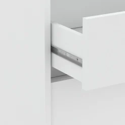 Blokty Kommode - 396x39,30x76,30 cm - Weiß/Spanplatte
