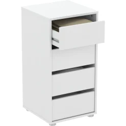 Blokty Kommode - 396x39,30x76,30 cm - Weiß/Spanplatte