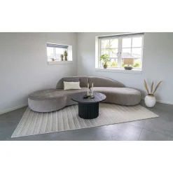 Boavista Dunkelbraun Couchtisch | Ø80x45 cm | MDF