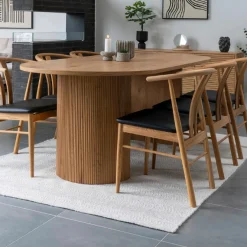 Boavista Esstisch - 100x210x75 cm - Eiche Dekor