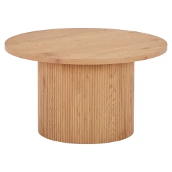 Boavista Natural Couchtisch | Ø80x45 cm | MDF, Dekorpapier