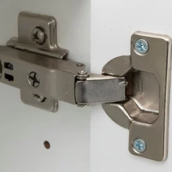 BobbiBadezimmer : Säulenschrank, Waschtischschrank, Spiegelschrank - Eiche grau