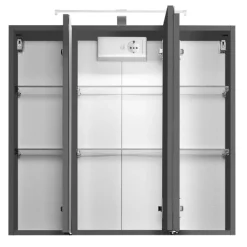 BobbiBadezimmer : 3x Hängeschrank, Spiegelschrank, Waschtischunterschrank