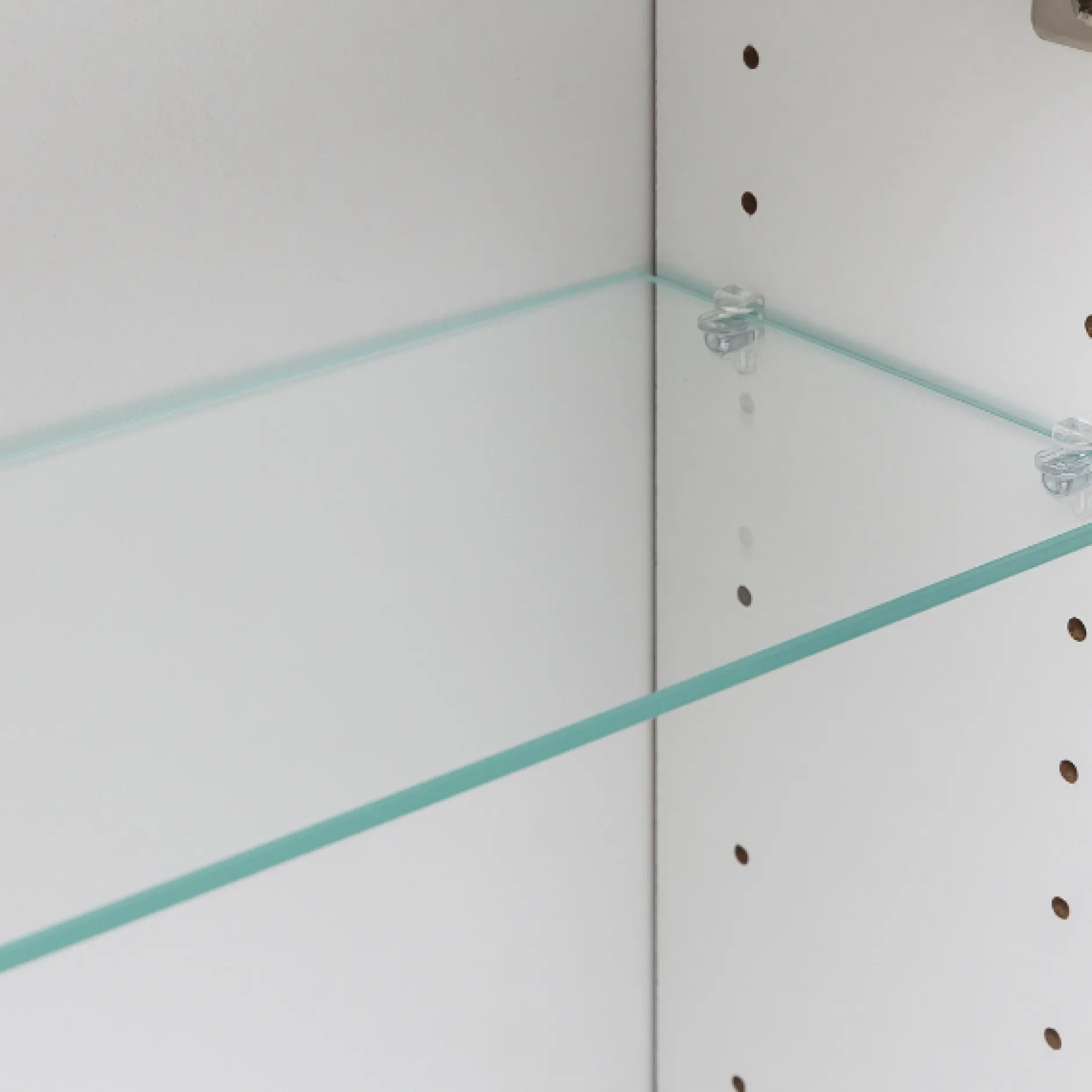 BobbiBadezimmer : 2x Säulenschrank, Spiegelschrank, Waschtischschrank - Eiche grau