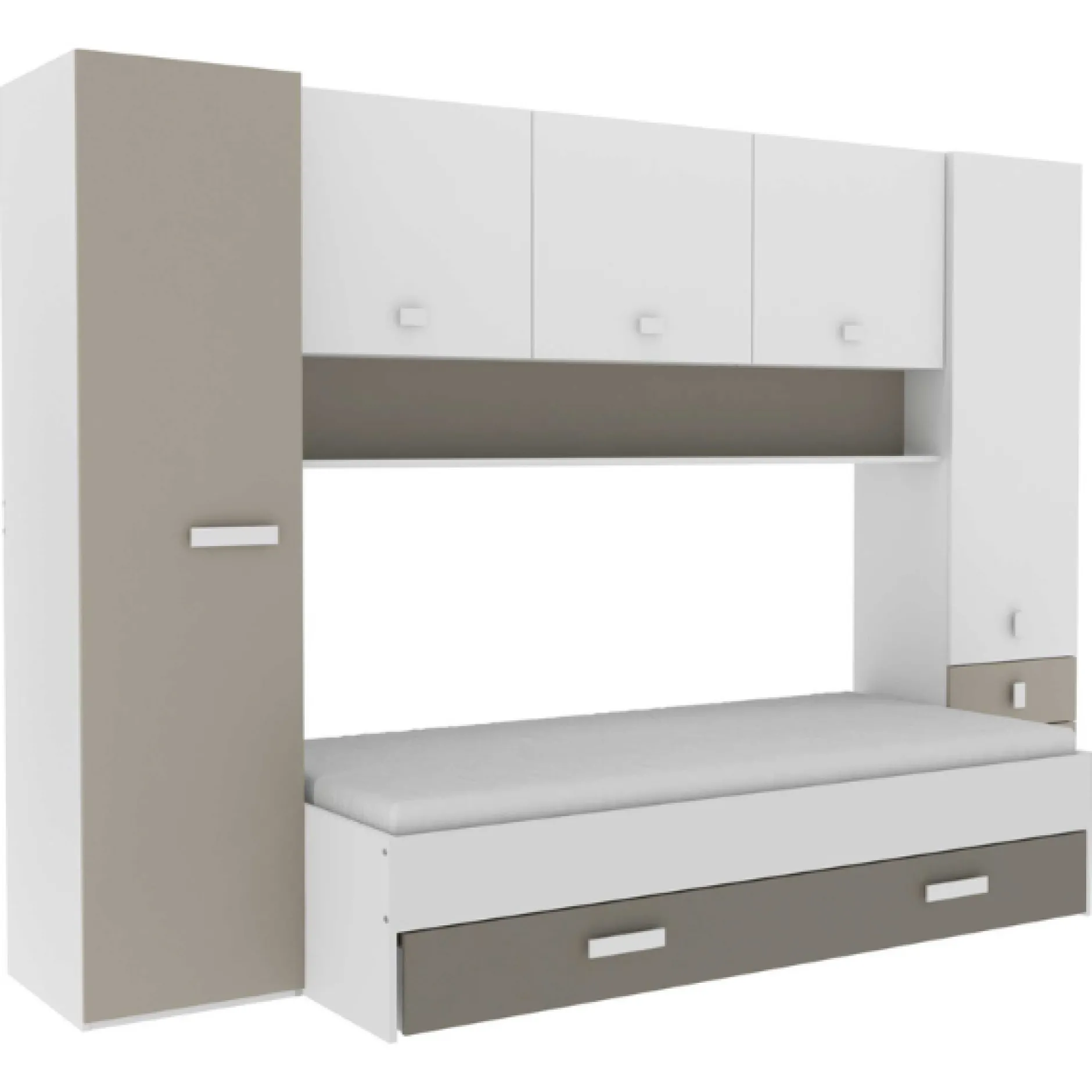 Brückenelement Tidelle matt weiß/beige