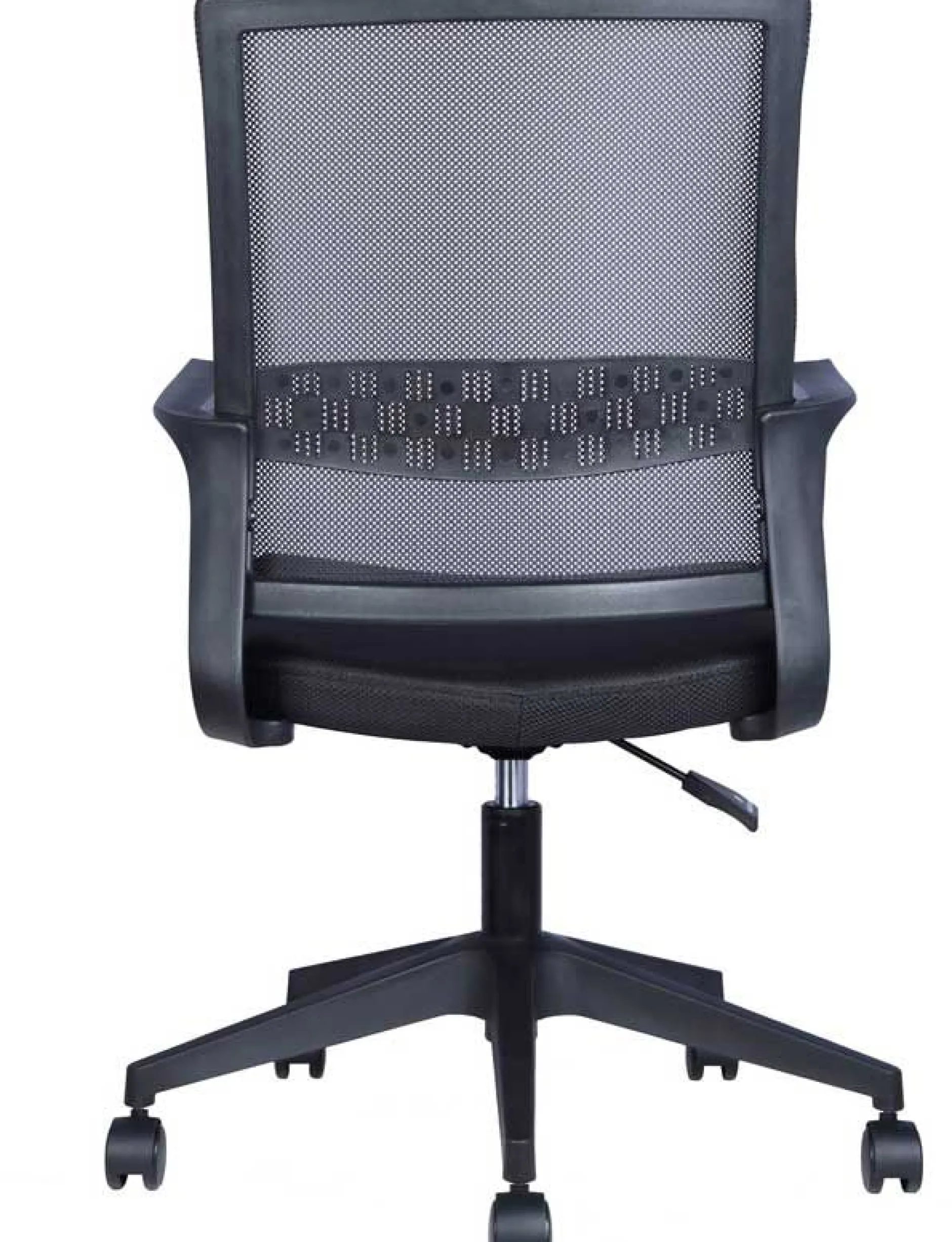 Bürostuhl Dylan - 54x60x90cm - mit Rollen - verstellbar - schwarz