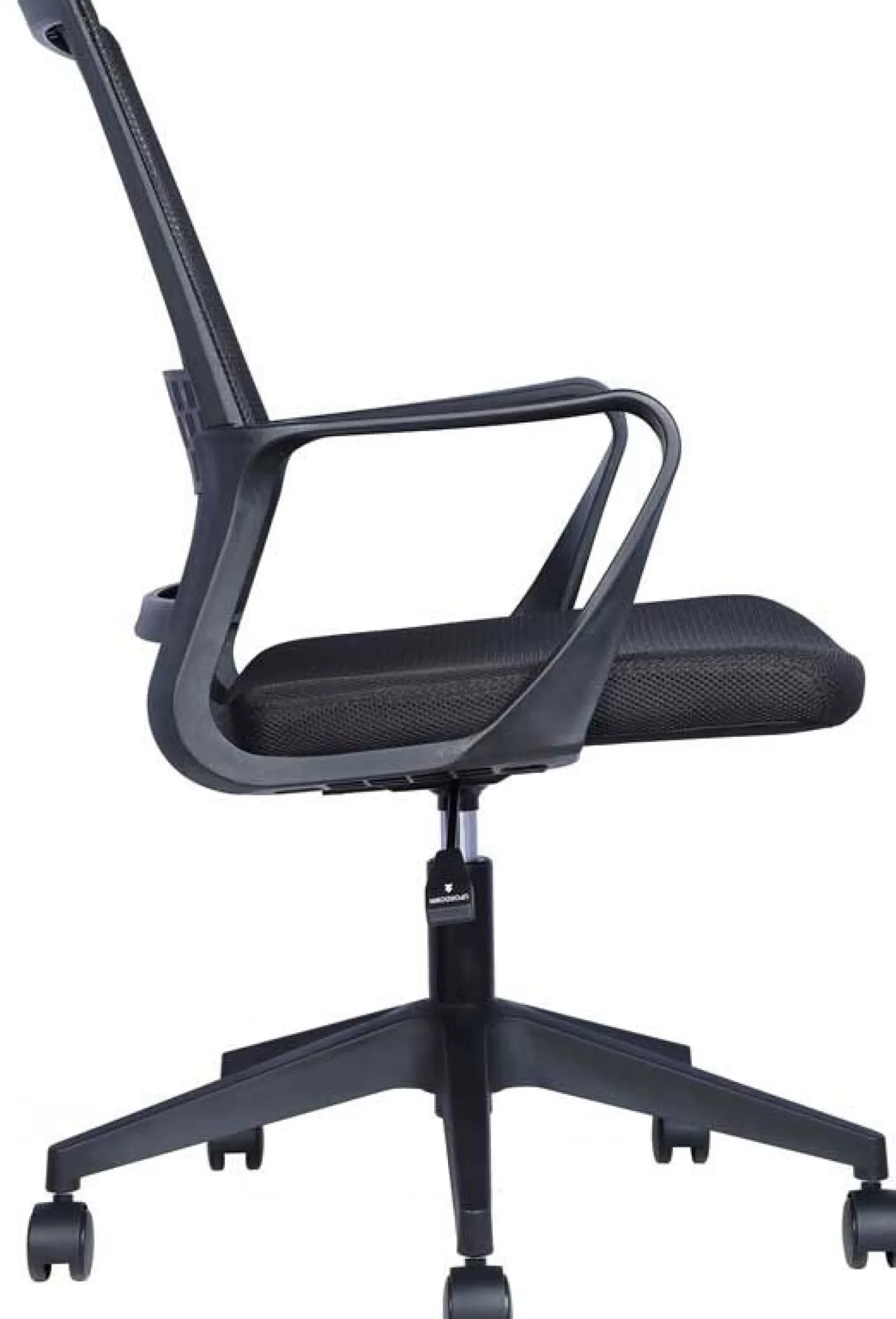 Bürostuhl Dylan - 54x60x90cm - mit Rollen - verstellbar - schwarz