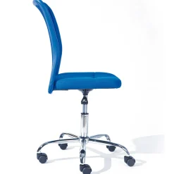 Bürostuhl Eva ohne Armlehne - blau