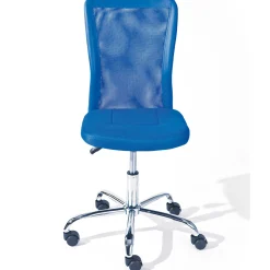 Bürostuhl Eva ohne Armlehne - blau
