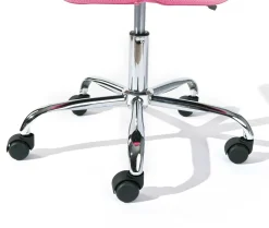 Bürostuhl Eva ohne Armlehne - rosa