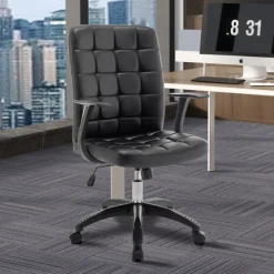Bürostuhl Luka | 58 x 59 x 96 cm | Schwarz