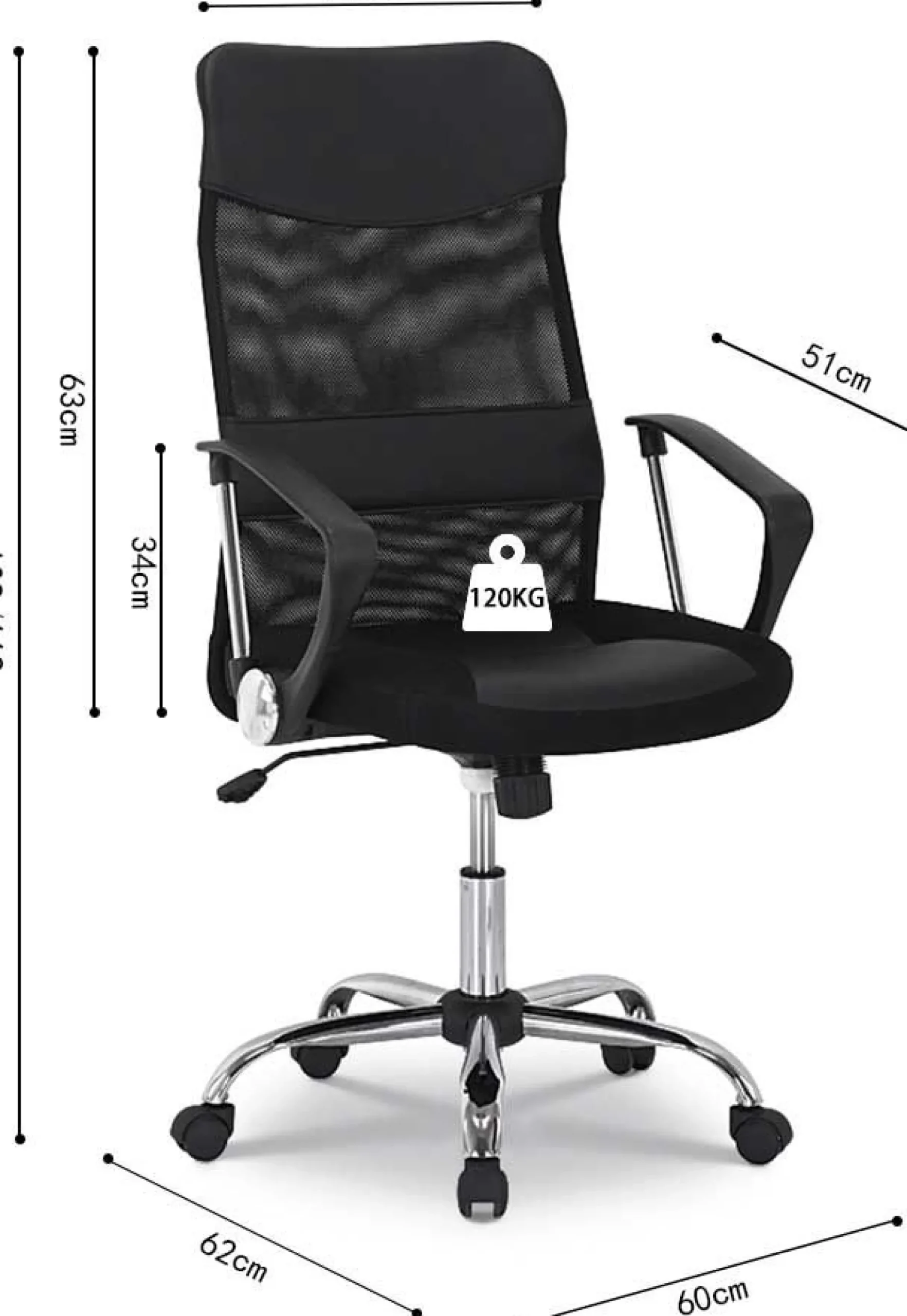 Bürostuhl Max - schwarz