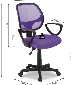 Bürostuhl Pipa - lila