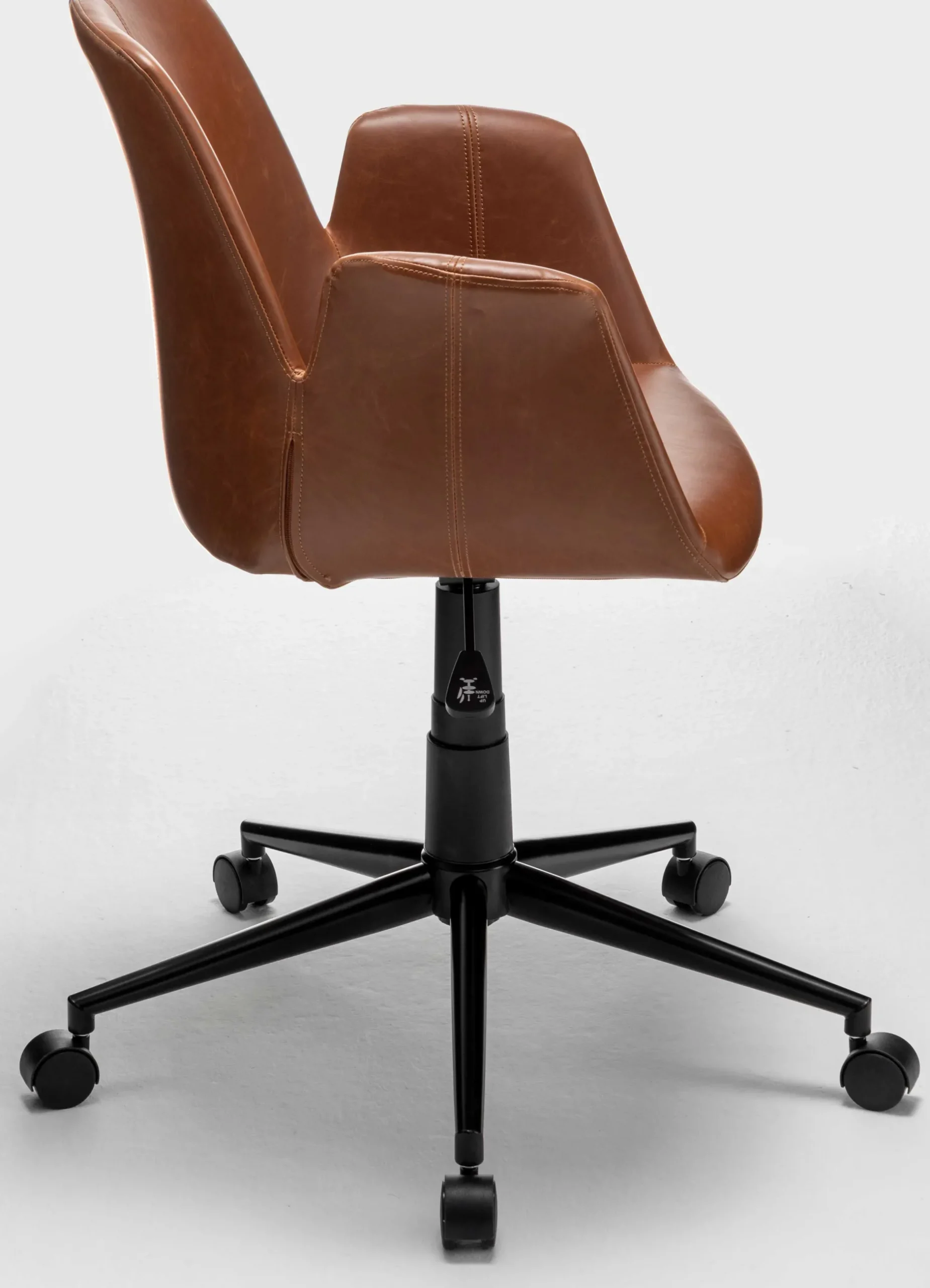 Bürostuhl Playtime - 64x65x81 cm - Braun/ PU-Kunstleder