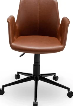 Bürostuhl Playtime - 64x65x81 cm - Braun/ PU-Kunstleder