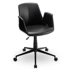 Bürostuhl Playtime - 55x60x84 cm - Schwarz/PU Kunstleder