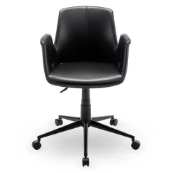 Bürostuhl Playtime - 55x60x84 cm - Schwarz/PU Kunstleder