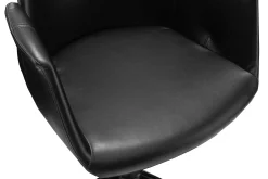 Bürostuhl Playtime - 55x60x84 cm - Schwarz/PU Kunstleder