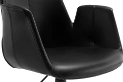 Bürostuhl Playtime - 55x60x84 cm - Schwarz/PU Kunstleder