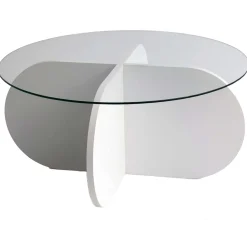 Bubble CT Couchtisch | GEHÄRTETES GLAS | Weiß