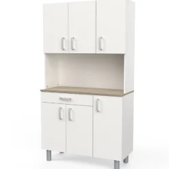 Buffetschrank Gabe-Kronberg Eiche/Mattweiß